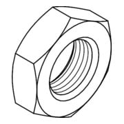 ISO 8675 Écrou hexagonal bas, chanfreiné, filetage fin, 4 galZn M33x1,5 HP-3