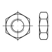 ISO 8675 Sechskantmutter niedrige Form, mit Fase, FEIN-Gewinde, 5 galZn M14x1,5 HP