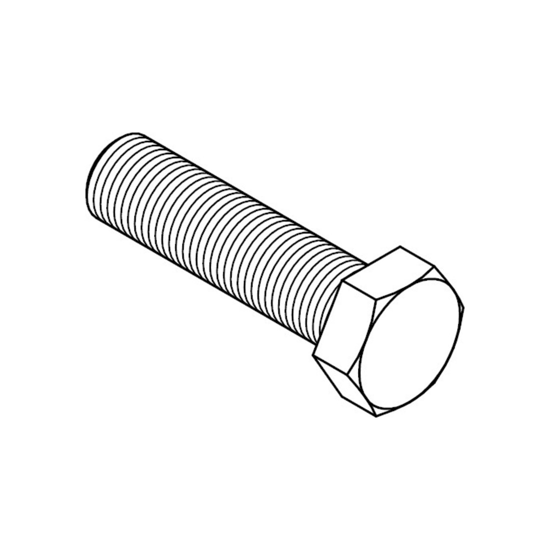 ISO 8676 Sechskantschraube Gewinde bis Kopf, FEIN-Gewinde, 8.8 M14x1,5x100 HP