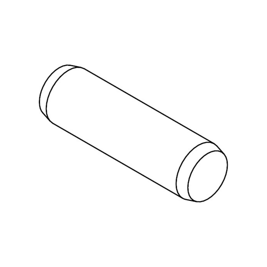 ISO 8734 Goupille cylindrique trempée, ST A 6 m6x100 HP