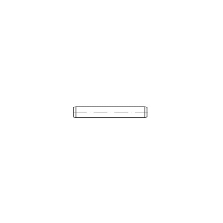 ISO 8734 Goupille cylindrique, acier, brut