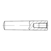 ISO 8736 Kegelstift mit Innengewinde, ST A 10x70 HP