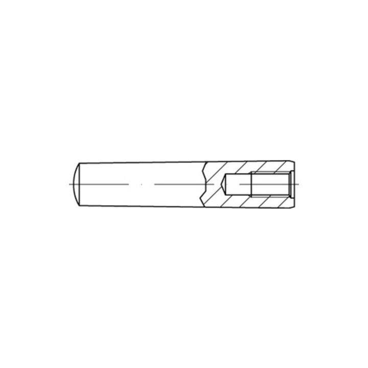 ISO 8736  Kegelstifte mit Innengewinde 9S20K A 8 x 30 S