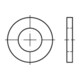 ISO 8738 Flache Scheibe Stahl 10mm galvanisch verzinkt Produktklasse A