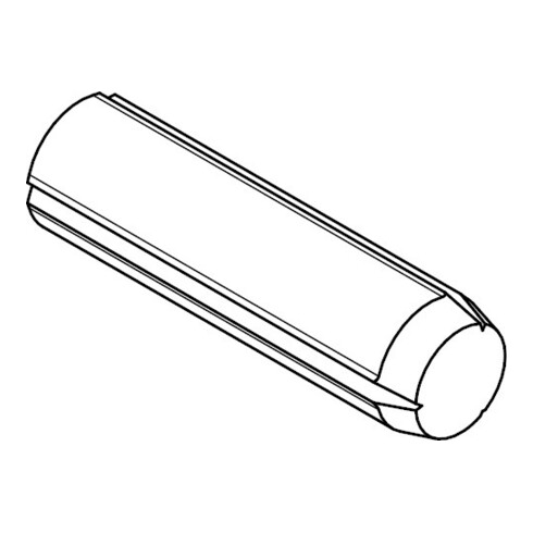 ISO 8740 Zylinderkerbstift, Edelstahl A1 8x40 HP