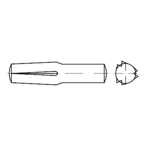 ISO 8741 Goupille fendues, ST 12x32 HP