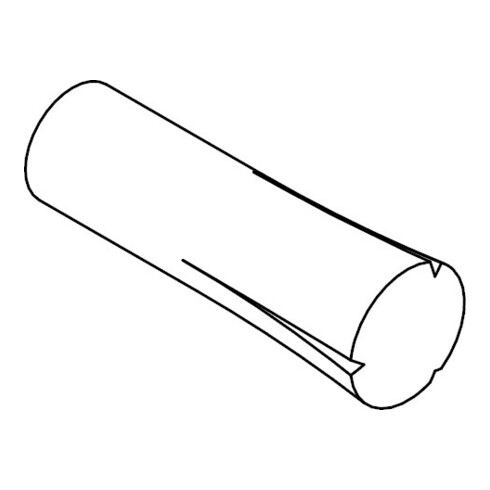 ISO 8745 Passkerbstift, ST 6x32 HP