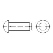 ISO 8746 Form A Halbrundkerbnägel Messing 2 x 5 Ms K