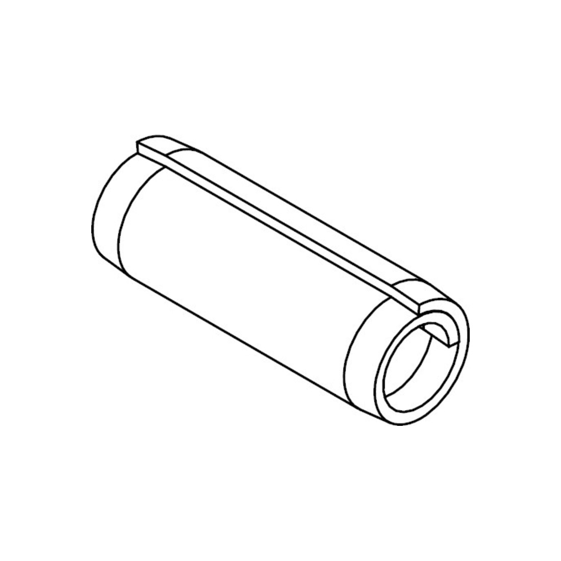 ISO 8748 Goupille élastique spiralée (manchon de serrage), version lourde, FST 6x20 HP