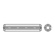 ISO 8752  Spannstifte, geschlitzt, schwere Ausführung 1.4310 1,5 x 8 rostfreiei S