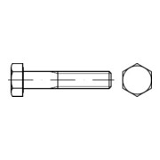 ISO 8765 Sechskantschraube mit Schaft, FEIN-Gewinde, ISO-Schlüsselweite, 8.8 galZn M16x1,5x75 HP