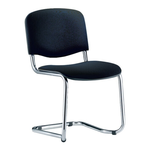 ISO swing Chaise visiteur chromée/anthracite