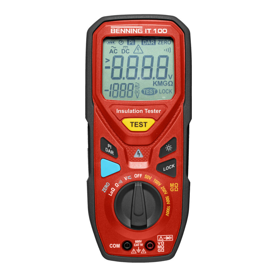 Isolations-/Widerstandsmessgerät IT 100 600 V 300 kΩ-20 GΩ BENNING