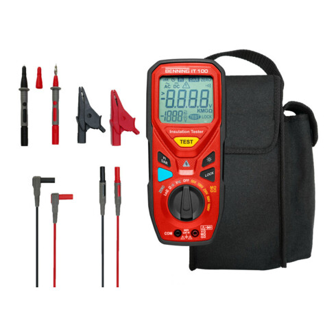 Isolations-/Widerstandsmessgerät IT 100 600 V 300 kΩ-20 GΩ BENNING