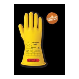 Isolierhandsch. ActivArmr Kat.III, gelb/gelb RIG014Y, Gr. 10 Ansell