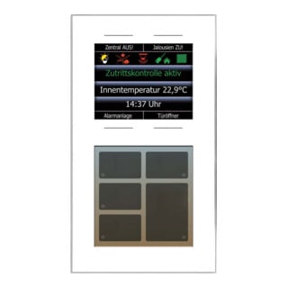 Issendorff Clavier à touches en verre ws 10Ta.6LED 2,8Disp LCN - GT10DW