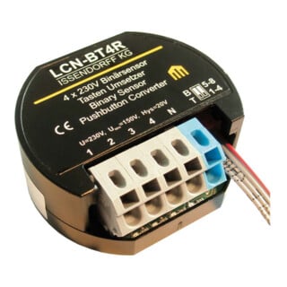 Issendorff Convertisseur de touches/Entrée binaire 4x 230V, boîte encastrée LCN - BT4R