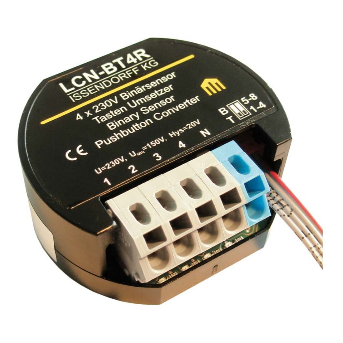 Issendorff Convertisseur de touches/Entrée binaire 4x 230V, boîte encastrée LCN - BT4R
