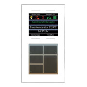 Issendorff Glas-Tastenfeld ws 10Ta.6LED 2,8Disp LCN - GT10DW