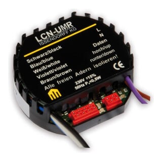 Issendorff Module bus LCN - UMR actionneur universel de volet roulant 230V 2x6A