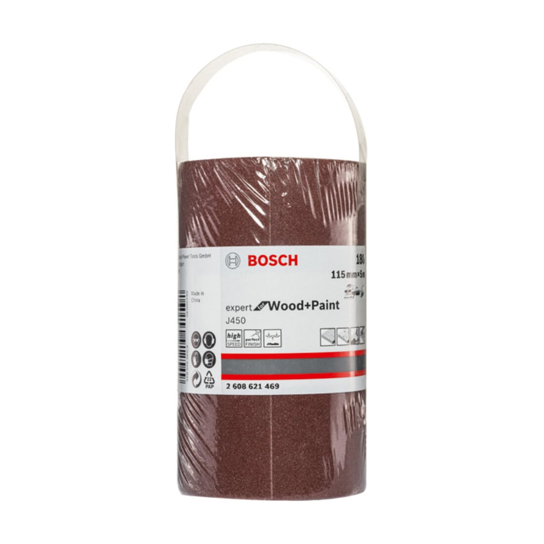 J450 Expert for Wood and Paint, 115 mm x 5 m, G180 115mm X 5m, G180