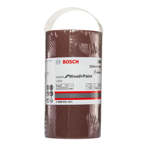 J450 Expert for Wood and Paint, 115 mm x 5 m, G240 115mm X 5m, G240
