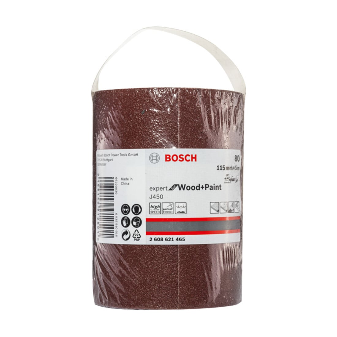 J450 Expert for Wood and Paint, 115 mm x 5 m, G80 115mm X 5m, G80