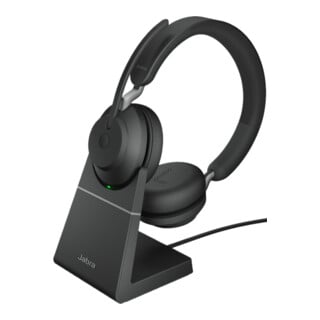 Jabra Headset Evolve2 65 UC Stereo schwarz beidohrig
