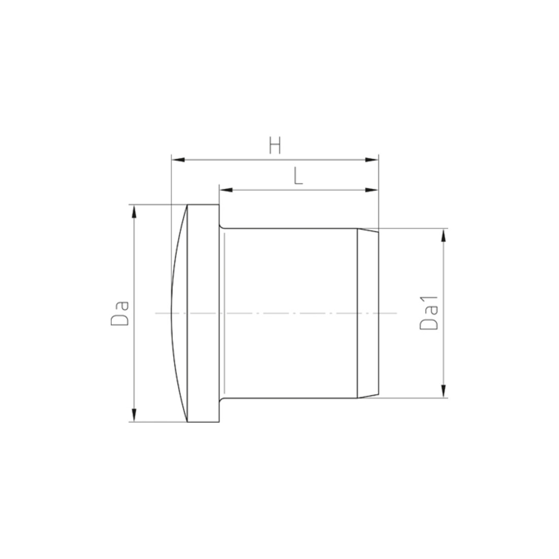 Jacob Bouchon de fermeture lgr M25 WJ-DM 25-VPA