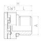 Jacob Druckausgleichselement M12x1,5 JDAE12PA7035 RAL7035 Kunststoff