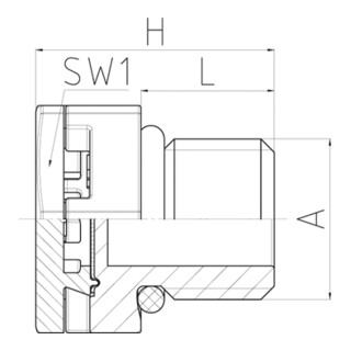 Jacob Druckausgleichselement M12x1,5 PA schwarz