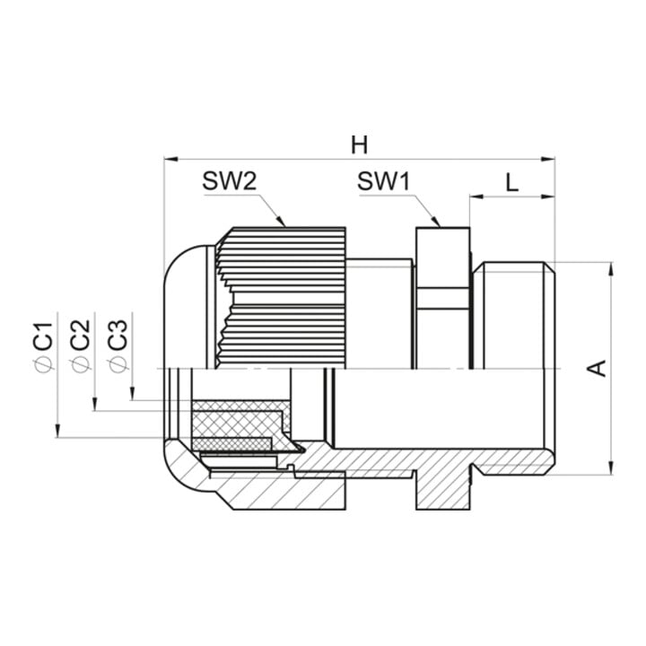 Jacob Ex-Kabelverschraubung GHG9601955R0004