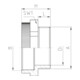 Jacob Extension PA with M20/M25x1,5 M20M25PA