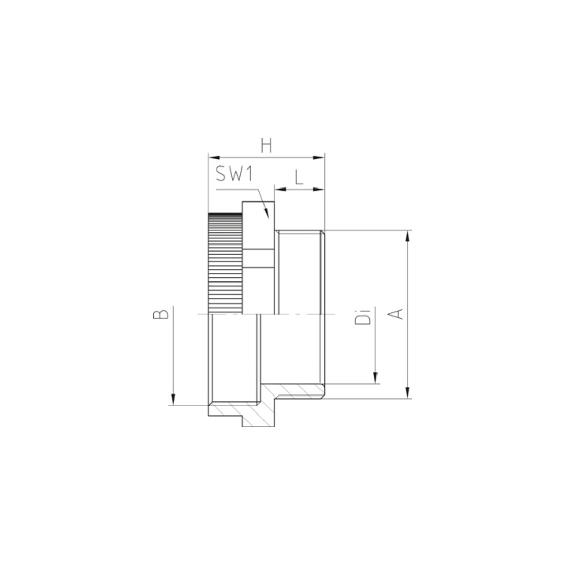 Jacob Extension PA with M20/M25x1,5 M20M25PA