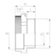 Jacob Extension PA with M25/M32x1,5 M25M32PA