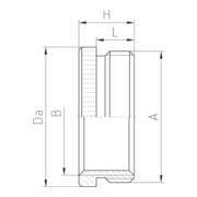 Jacob MS-Reduktion M40/M32x1, 5 M40M32-1