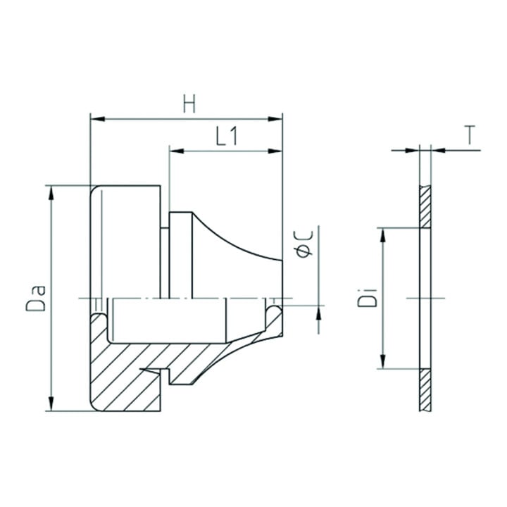 Jacob Passe-câble étanche M32 15-20 mm sigrIP67 G502-1032-00