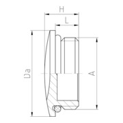 Jacob Verschlussschraube MS-EX M16x1, 5 V102-1016-03-EX-3