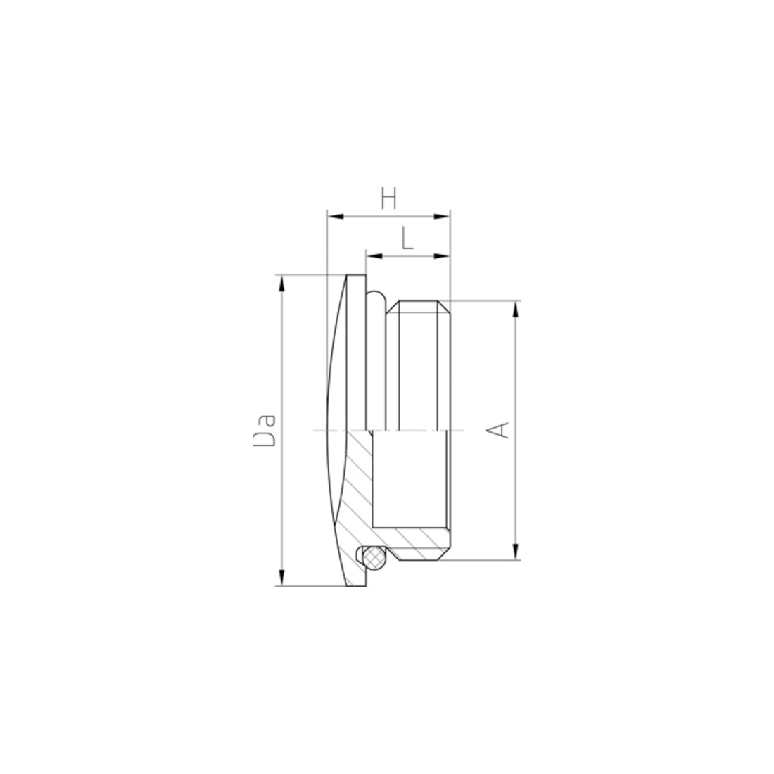 Jacob Verschlussschraube MS-EX M16x1, 5 V102-1016-03-EX