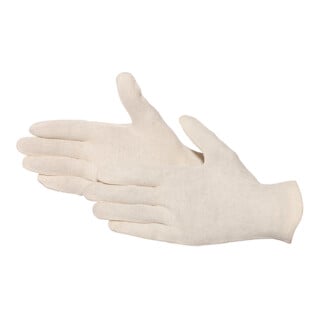 JAH Gants de travail 5 doigts coton naturel
