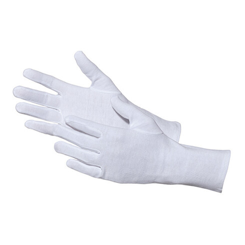 JAH Gants de travail 5 doigts en jersey coton, taille 8