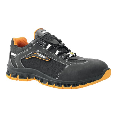 Jalcross Chaussure de sécurité taille 42 noir/orange cuir pull-up/nylon S3 SRC E