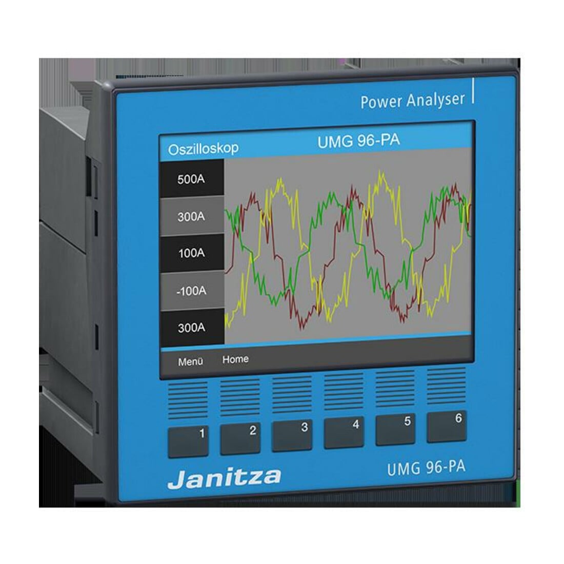 Janitza Electronic Appareil de mesure universel Horloge/Mémoire UMG 96-PA, 90-277V