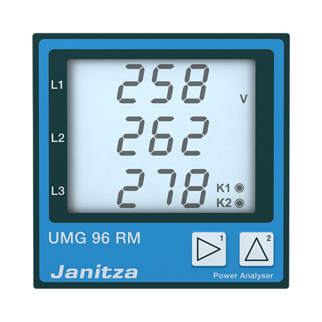 Janitza Electronic Netzanalysator 90-277VAC, 90-250VDC UMG 96RM-P#5222064