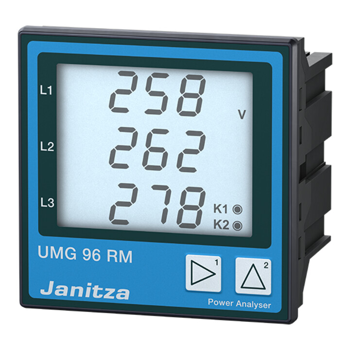 Janitza Electronic Universalmessgerät 90-277VAC, 90-250VDC UMG 96RM-M#5222069