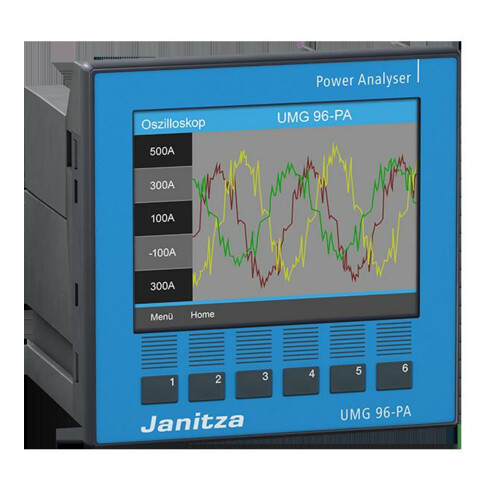 Janitza Electronic Universalmessgerät Uhr/Speicher UMG 96-PA, 90-277V