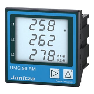 janitza Netzanalysator UMG 96RM-E 90-277VAC 90-250VDC