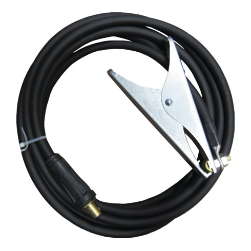 JAS Massekabel konfektioniert 200 A Kabel-L.5m Kabel-D. 16 mm² Stecker KS 25 Gum.