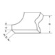 Jauge de profondeur DIN862 200mm règle de mesure droite HELIOS PREISSER