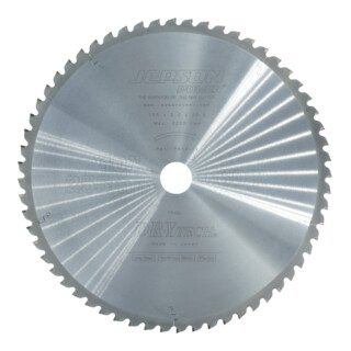 Jepson Drytech® HM-Sägeblatt Durchmesser 255 mm / 60Z für Stahl (dünnwandig)